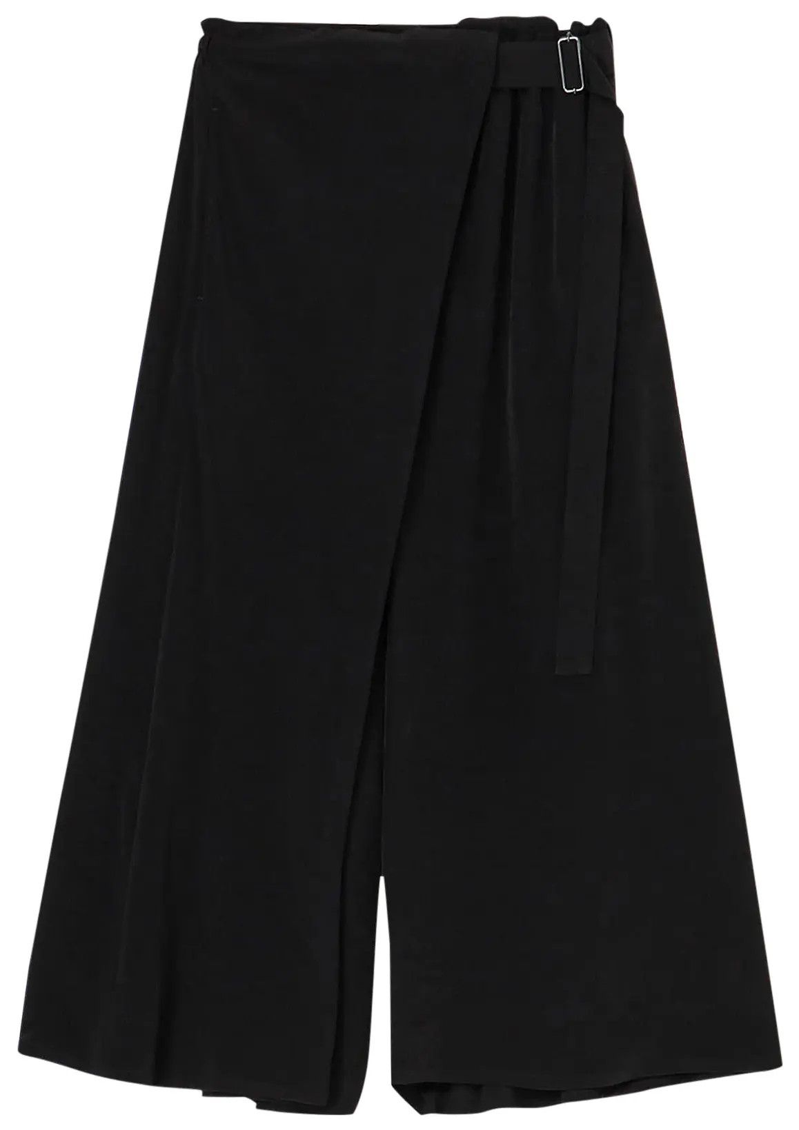 Yohji Yamamoto Yohji Yamamoto - Ta/TUXEDO DE CHINE WRAP SKIRT Wide PANTS Size 26" / US 2 / IT 38 - 1 Thumbnail