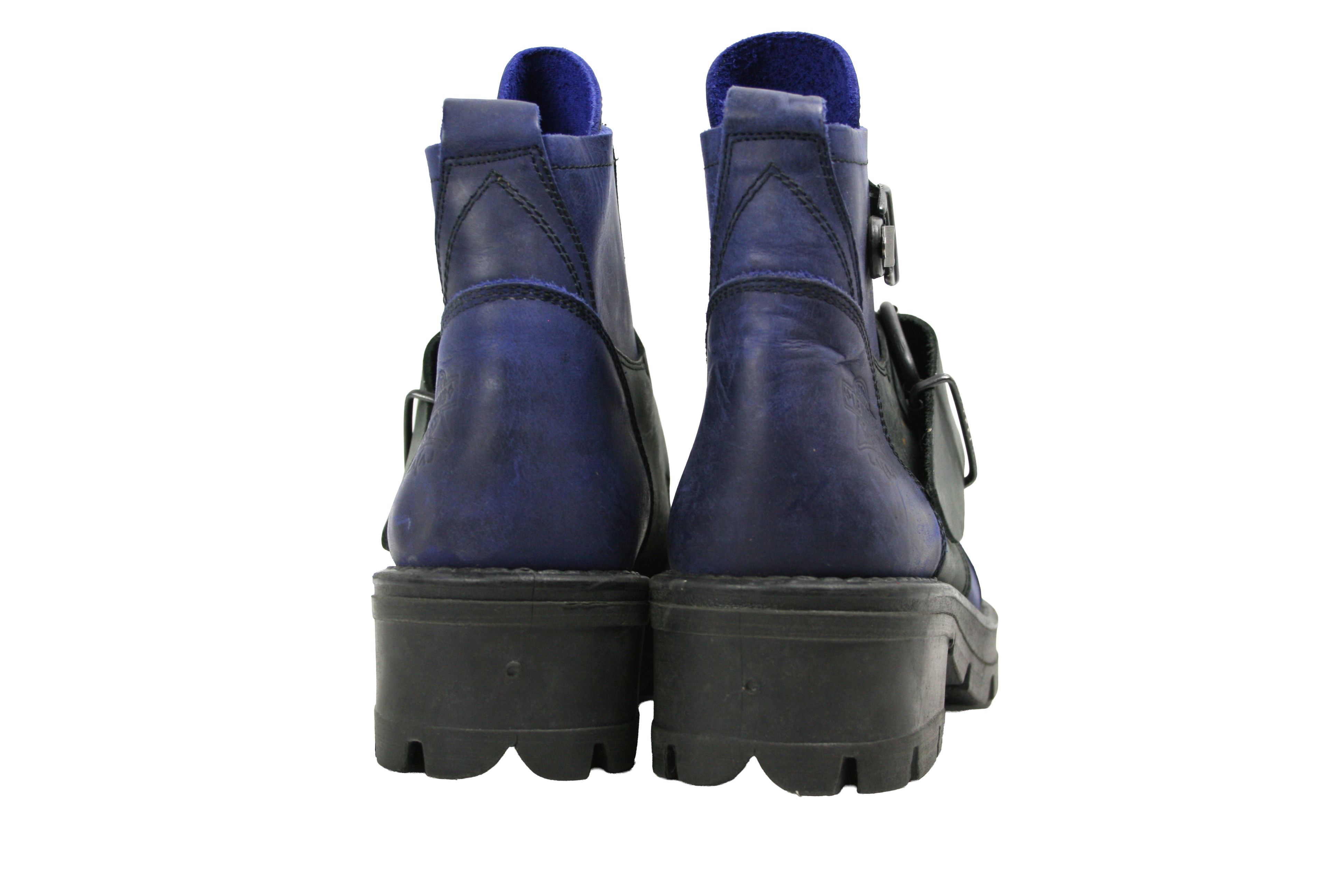 Japanese Brand 00S Lacal Le Mans Platform Biker Y2K Boots Vintage Size US 8 / IT 38 - 10 Thumbnail