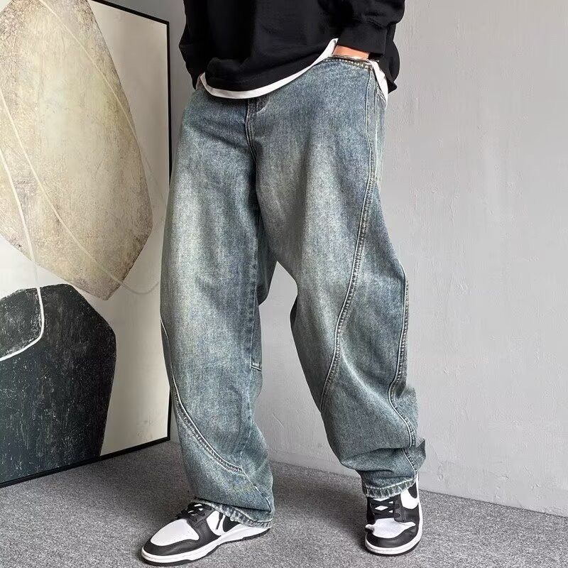 Japanese Brand × Jean Straight tube loose retro jeans Size US 32 / EU 48 - 6 Thumbnail