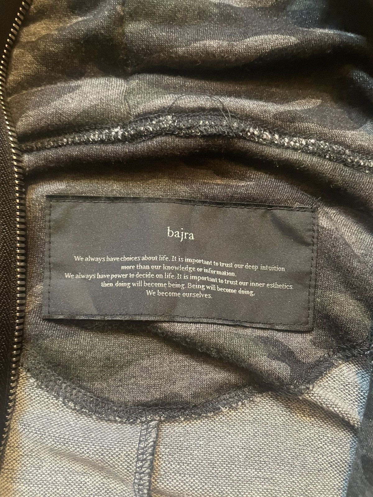 Bajra × Japanese Brand Bajra Camo Full zip gimp hoodie Size US M / EU 48-50 / 2 - 3 Thumbnail
