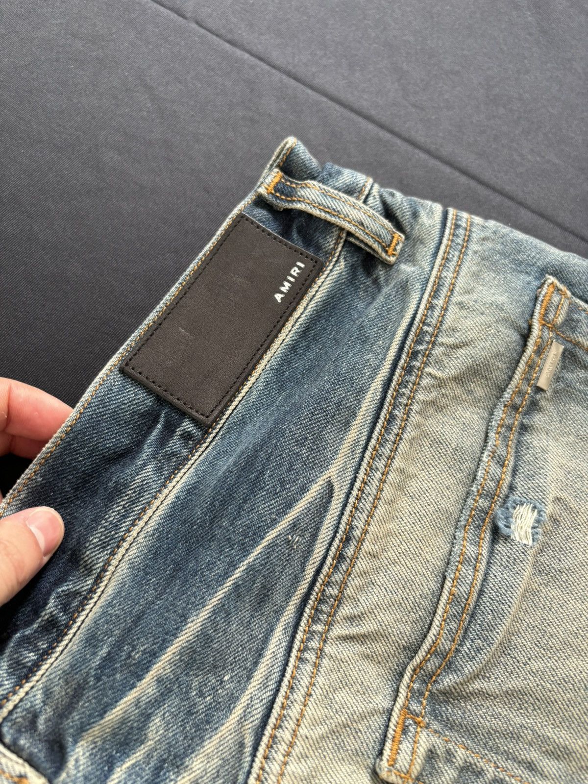 Amiri Amiri Chenille Denim Jeans Size US 34 / EU 50 - 7 Thumbnail