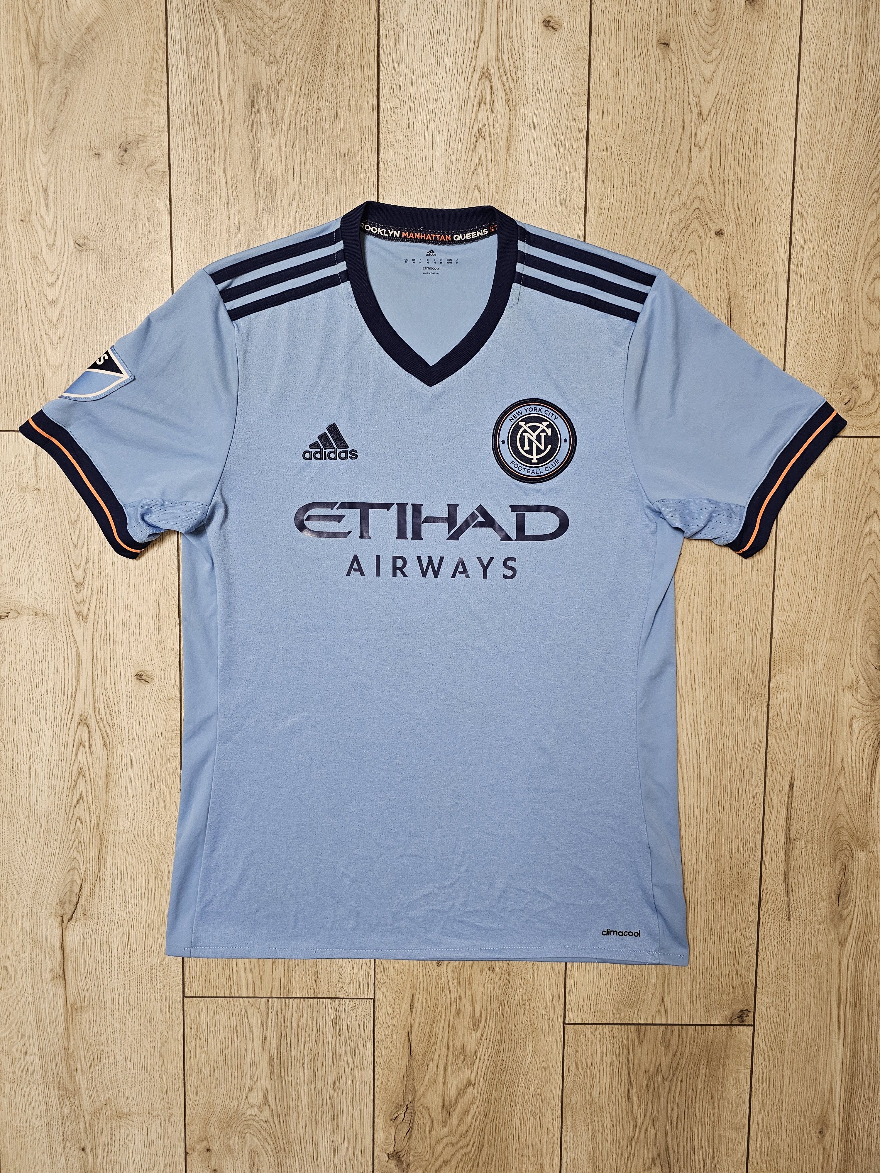 Adidas NEW YORK CITY 2017 2018 HOME FOOTBALL SOCCER JERSEY MLS Size US M / EU 48-50 / 2 - 1 Thumbnail