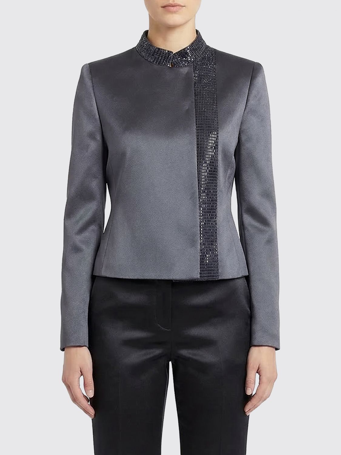 Giorgio Armani Giorgio Armani Jacket Woman Black Size S / US 4 / IT 40 - 1 Thumbnail