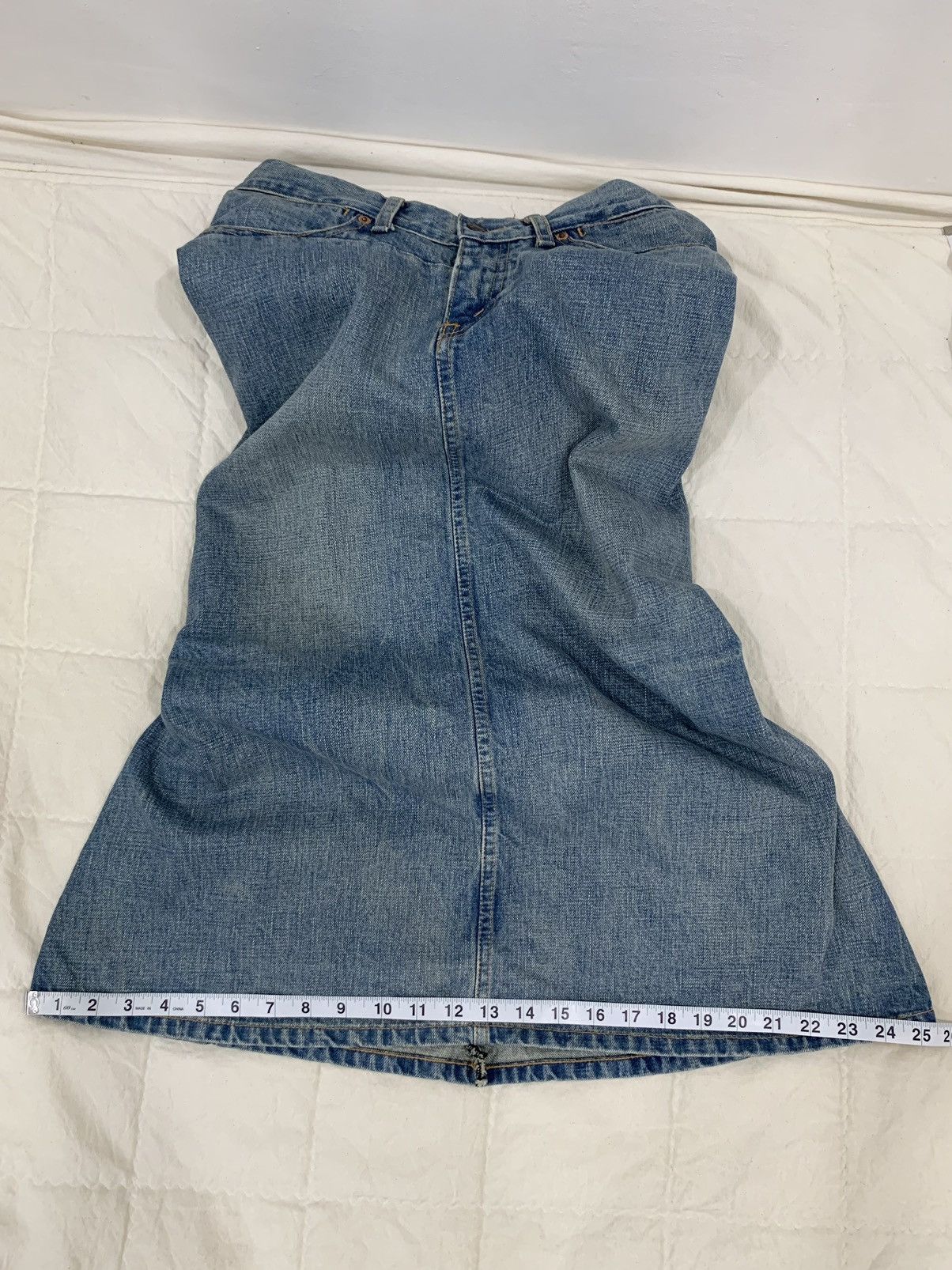 Comme des Garcons FW04 Junya Watanabe x Comme des Garcons Reconstructed Skirt Size 29" - 20 Thumbnail