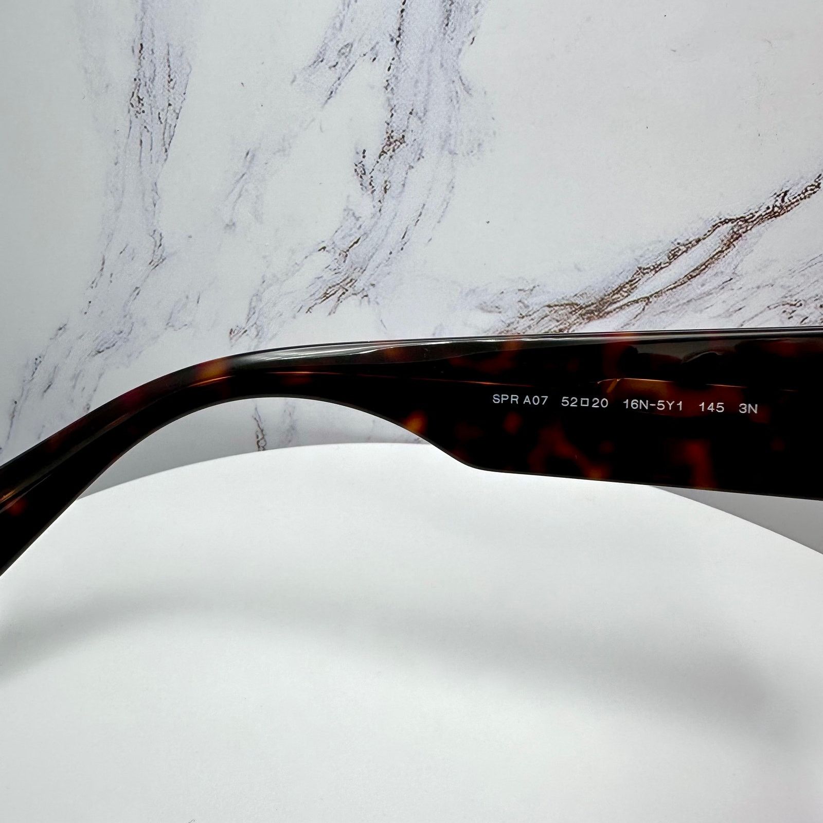 Prada Prada Sunglasses Brown Black Tortoise Gold Metal Logo Size ONE SIZE - 10 Thumbnail