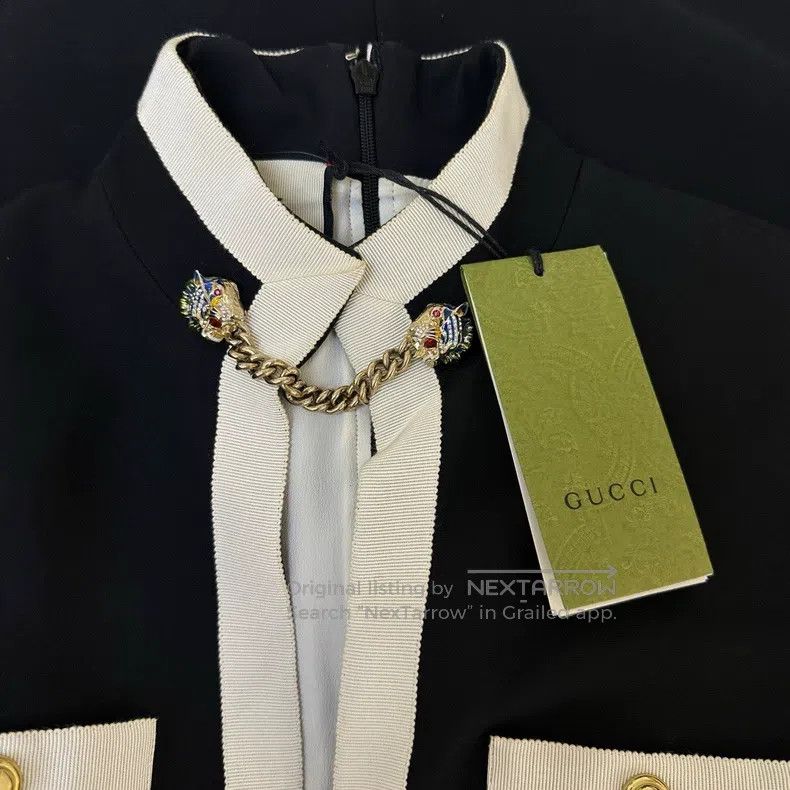 Gucci Gucci Black and white four-pocket enamel waist dress Size S / US 4 / IT 40 - 5 Thumbnail