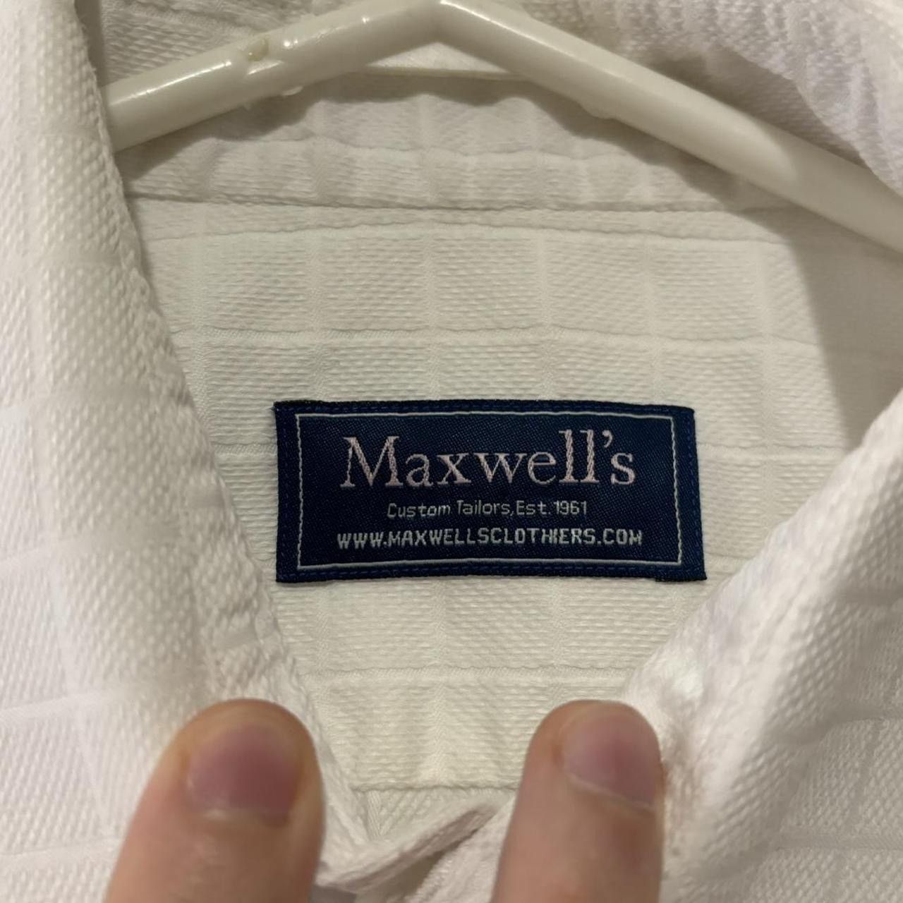 Vintage Vintage 00s Maxwell's White Button-Up Shirt Size US M / EU 48-50 / 2 - 4 Thumbnail