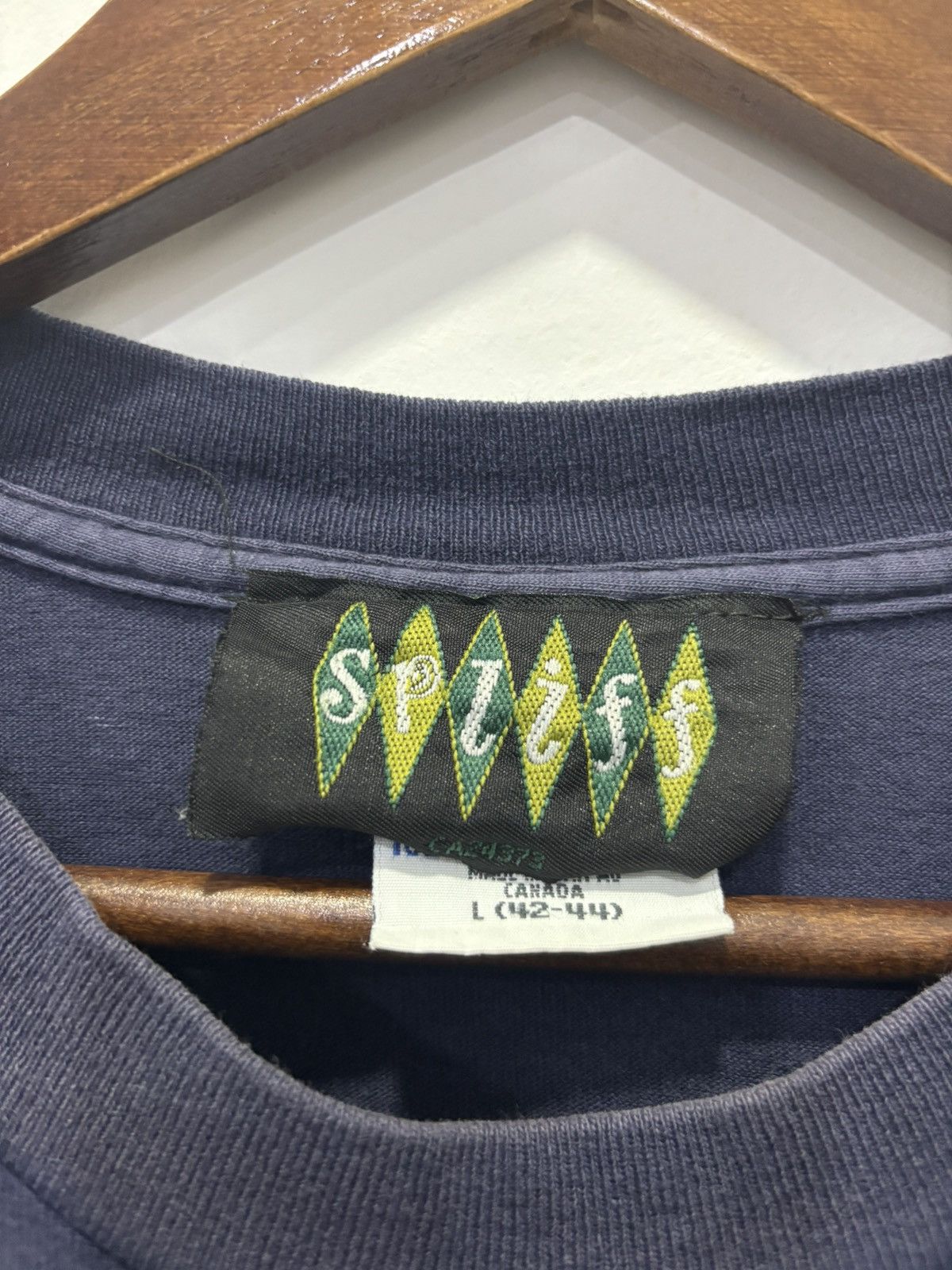 Vintage Vintage Spliff Rasta Man Tshirt Size US L / EU 52-54 / 3 - 4 Thumbnail