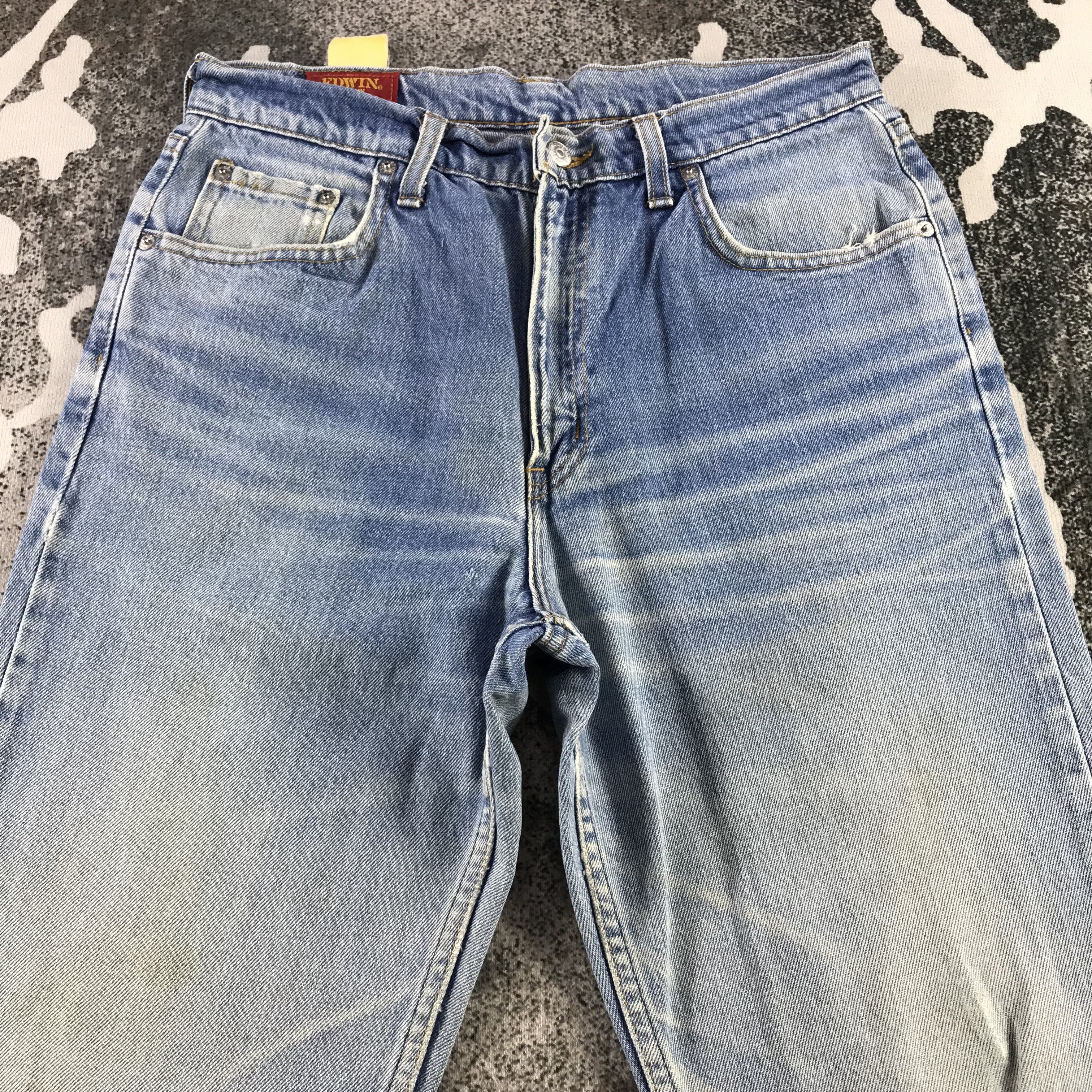 Edwin Vintage Edwin USA Jeans Distressed Denim KJ3377 Size US 31 - 3 Thumbnail