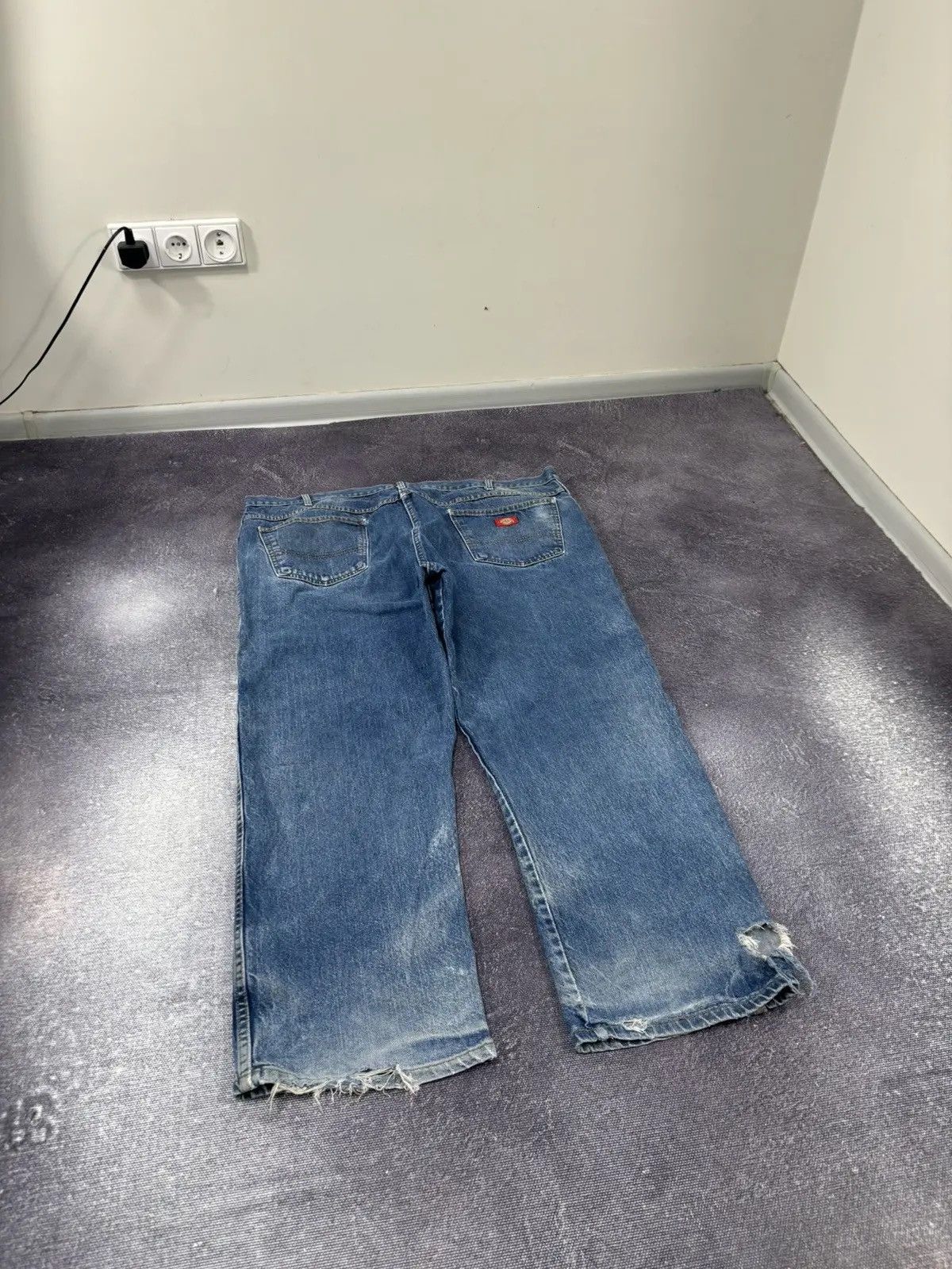 Dickies × Vintage Vintage Dickies USA Denim Blue Work Skate Hype Baggy Jeans Size US 44 / EU 60 - 3 Thumbnail