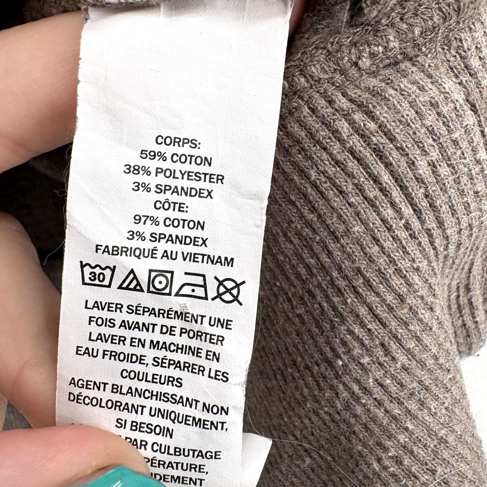 Vintage L.L.Bean Womens XL Brown Cowl Neck Fleece Pullover Kangaroo Pocket Size XL / US 12-14 / IT 48-50 - 5 Thumbnail