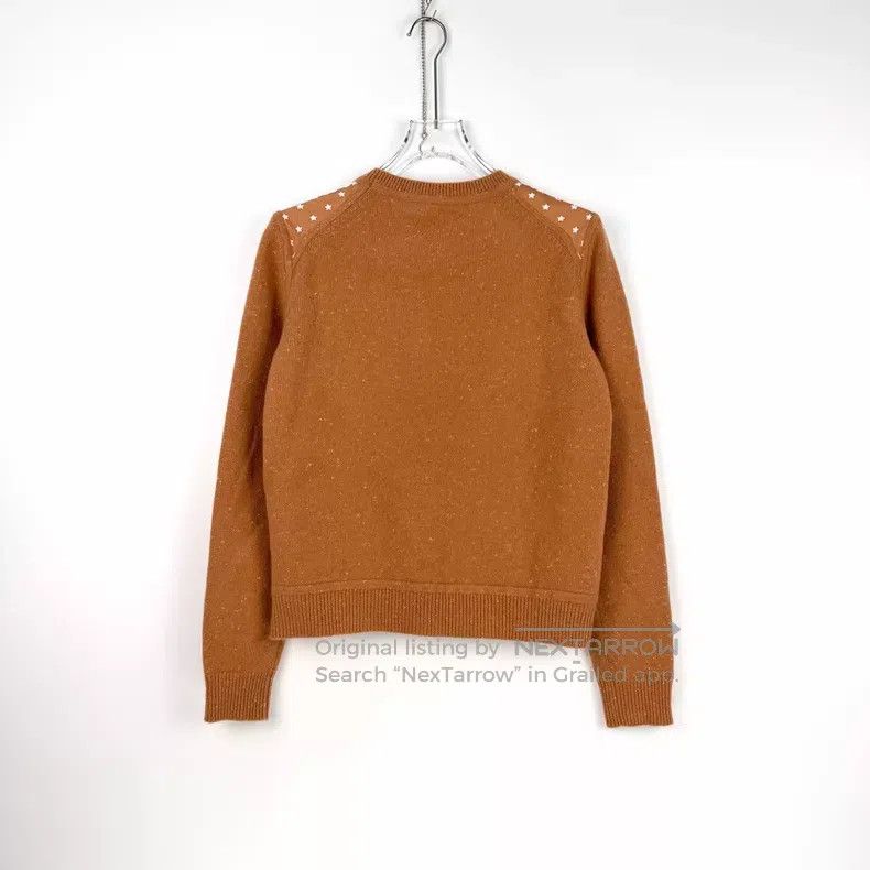 Hermes Hermes Light Brown Patchwork Design Wool Mulberry Silk Swe Size S / US 4 / IT 40 - 4 Thumbnail