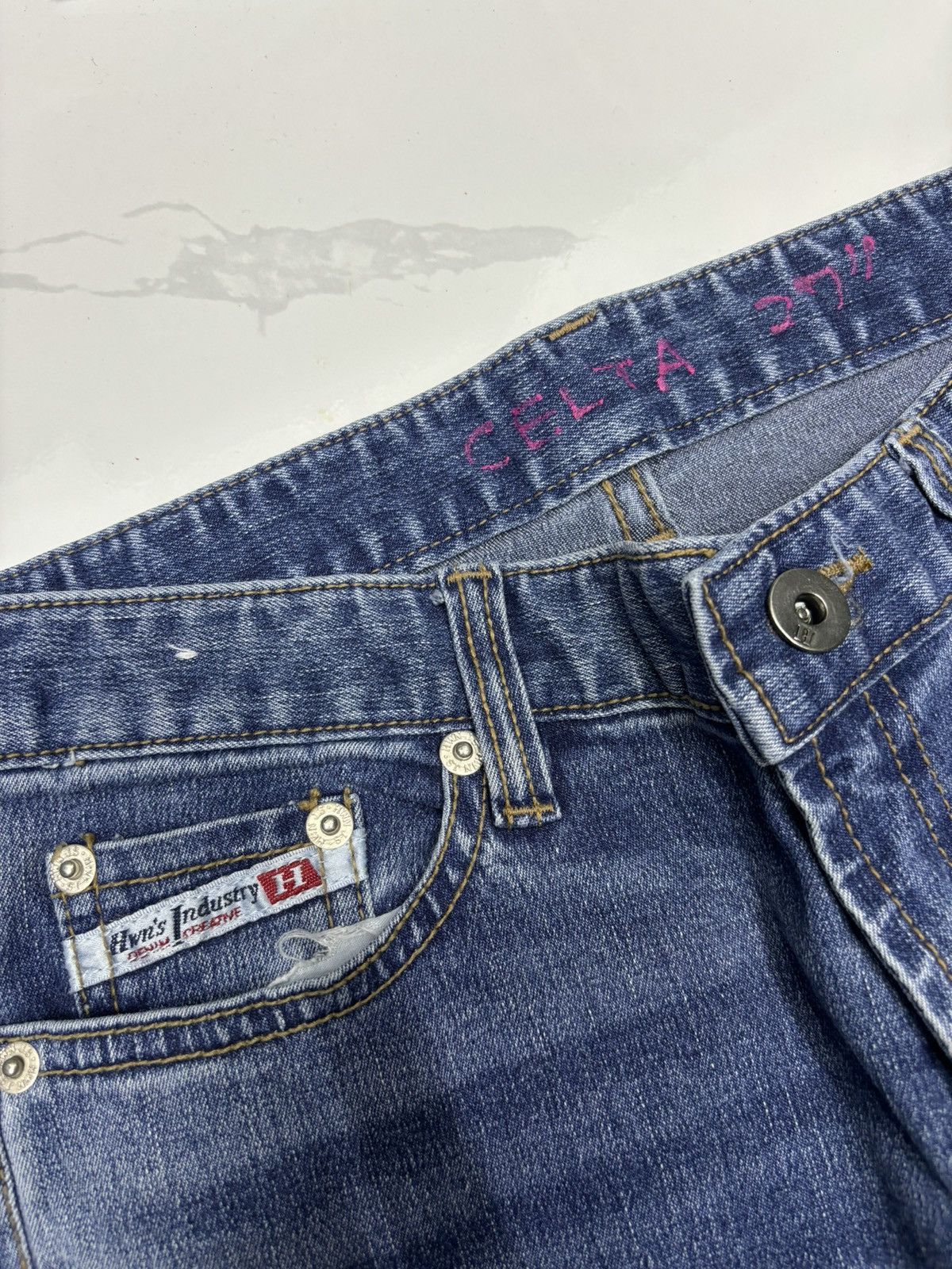 Yohji Yamamoto Vintage Flared Bootcut Jeans Yohji Yamamoto Style Size 27" / US 4 / IT 40 - 9 Thumbnail