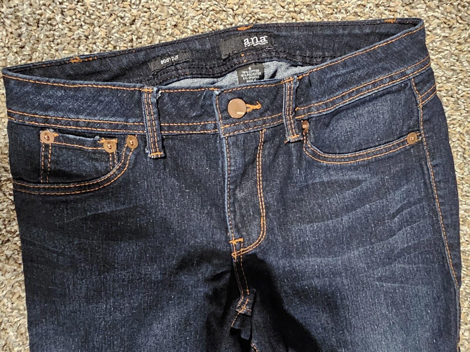 Other Ana A New Approach womens blue denim bootcut jeans size 6 Size 28" / US 6 / IT 42 - 2 Thumbnail