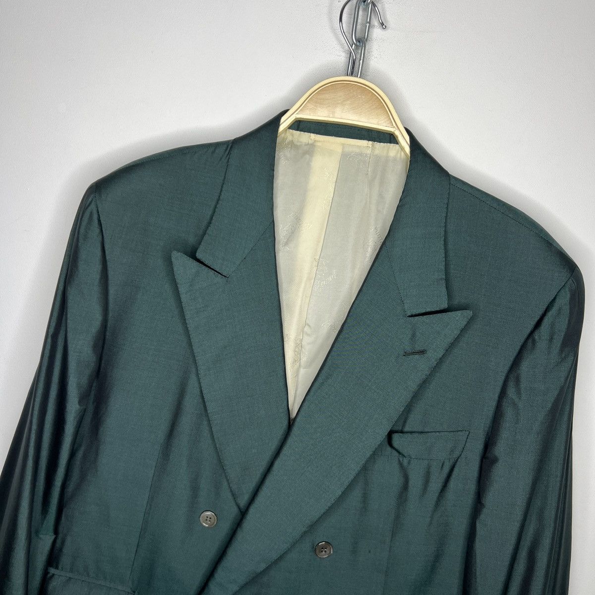 Brioni Brioni Roma double-breasted blazer silk Jacket Size 44R - 4 Thumbnail