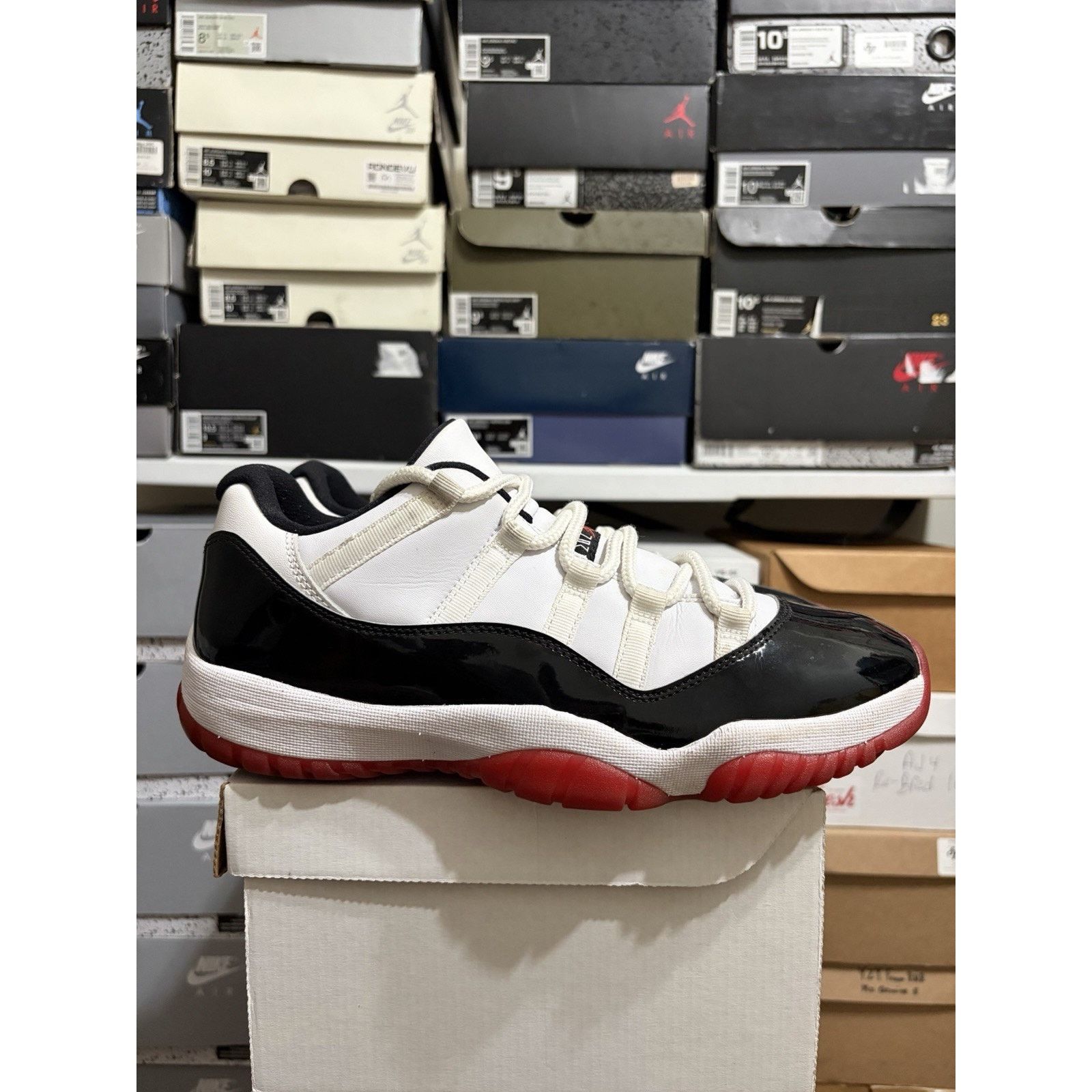 Jordan Brand Size 10.5 - Jordan 11 Retro Low Concord Bred (AV2187-160) Size US 10.5 / EU 43-44 - 1 Thumbnail