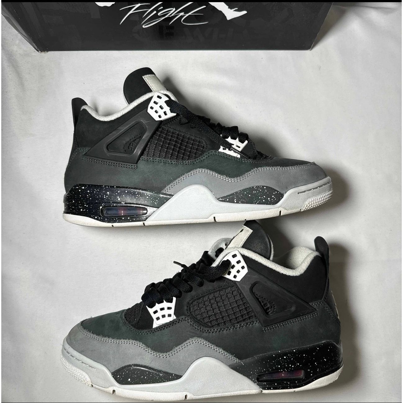 Jordan Brand × Nike Size 9 - Air Jordan 4 Retro Fear 2024 Men's Shoes Ships Now Size US 9 / EU 42 - 2 Thumbnail