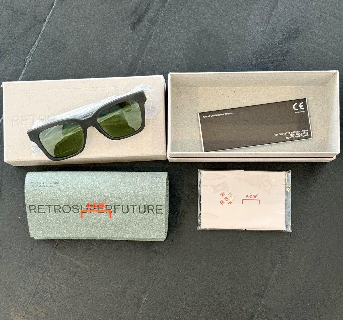 A-COLD-WALL* × Retrosuperfuture NEW Limited Edition RSF X ACW AMERICA III 3 OPACO Black Size ONE SIZE - 12 Thumbnail