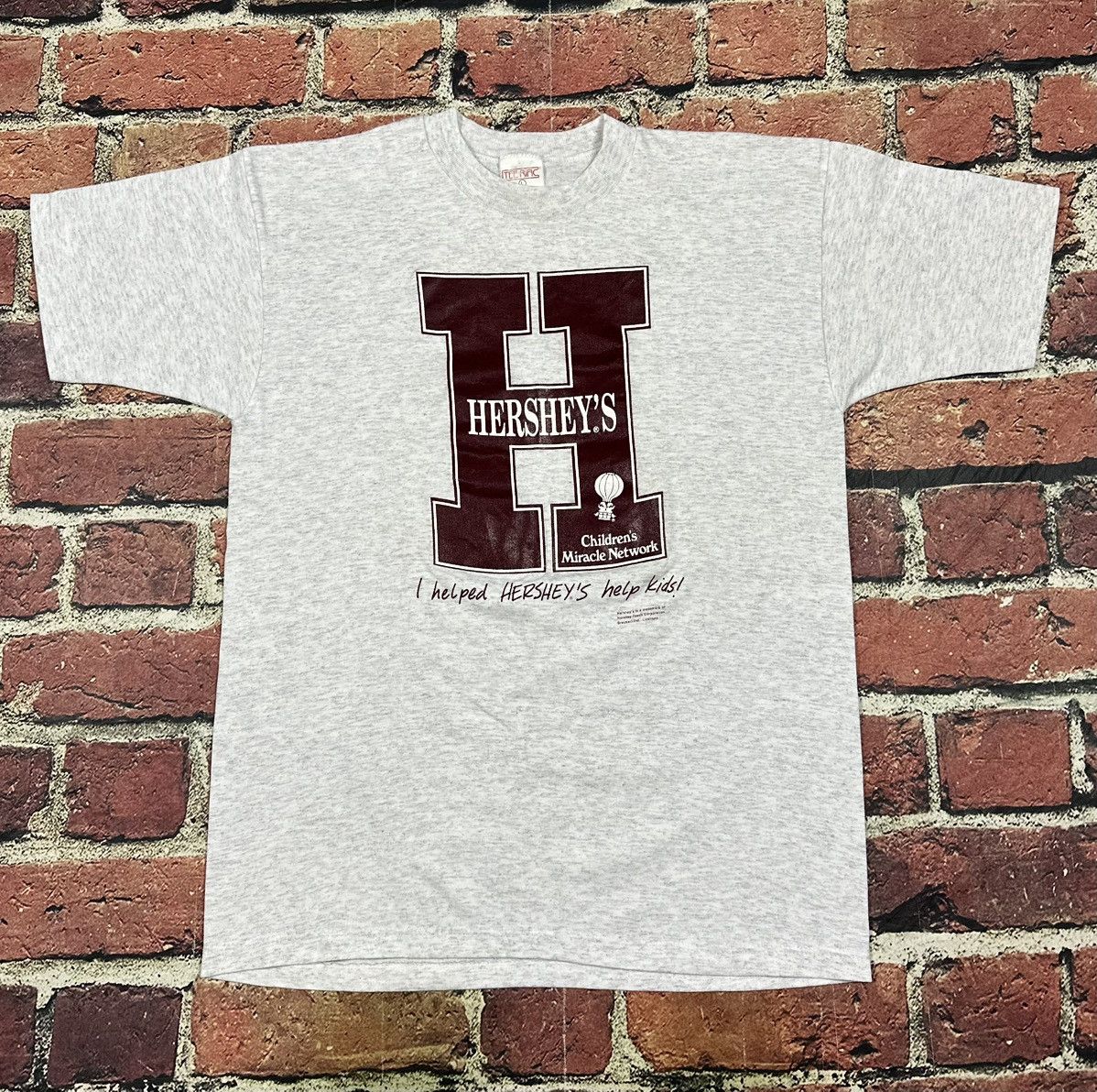 Vintage Hersheys Chocolate Promo Tee 90s Children’s Miracle