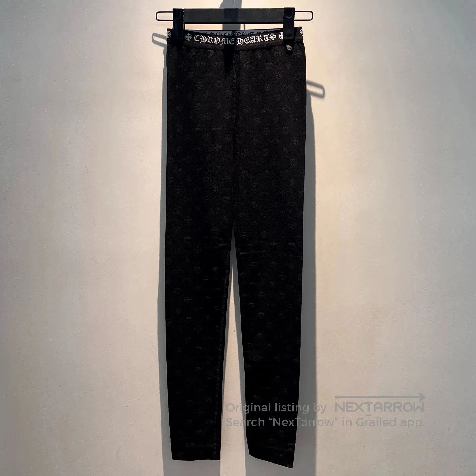 Chrome Hearts Chrome Hearts Black Yoga Pants with Print. Size 26" / US 2 / IT 38 - 1 Thumbnail