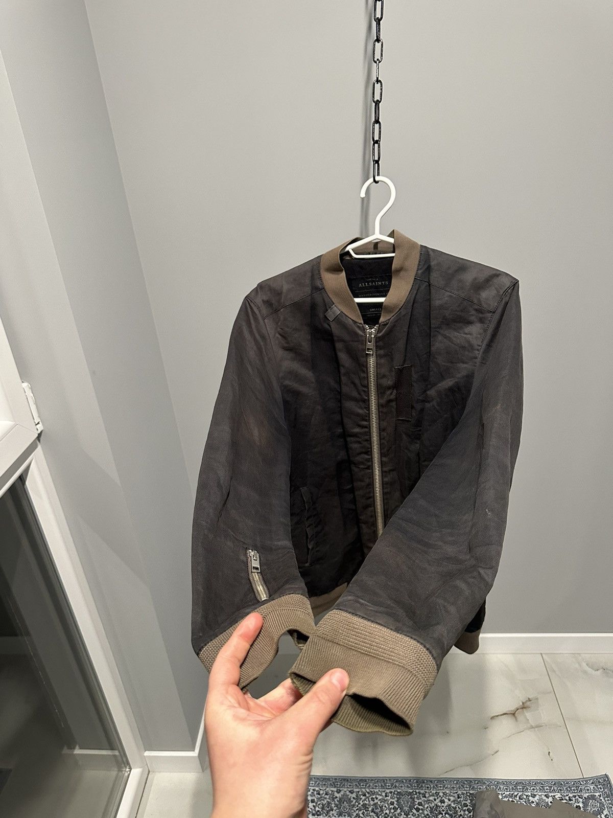 Allsaints All Saints Bomber Faded Jacket Avant Garde Rick Owens Type Size US S / EU 44-46 / 1 - 22 Thumbnail