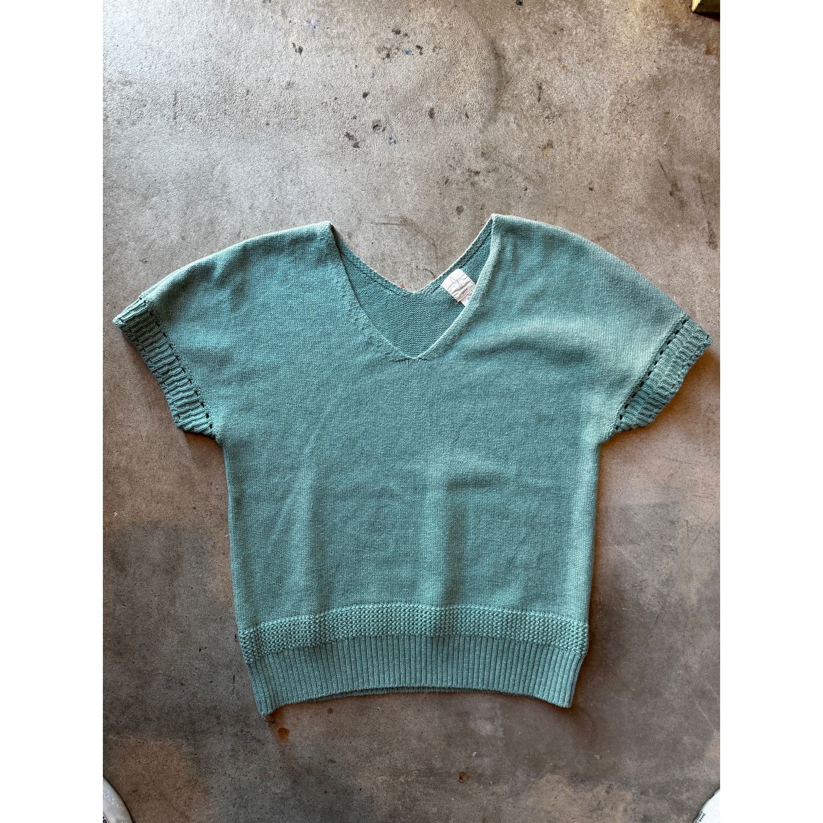 Joie Joie Green Short Sleeve Sweater (XS) Size XS / US 0-2 / IT 36-38 - 1 Thumbnail