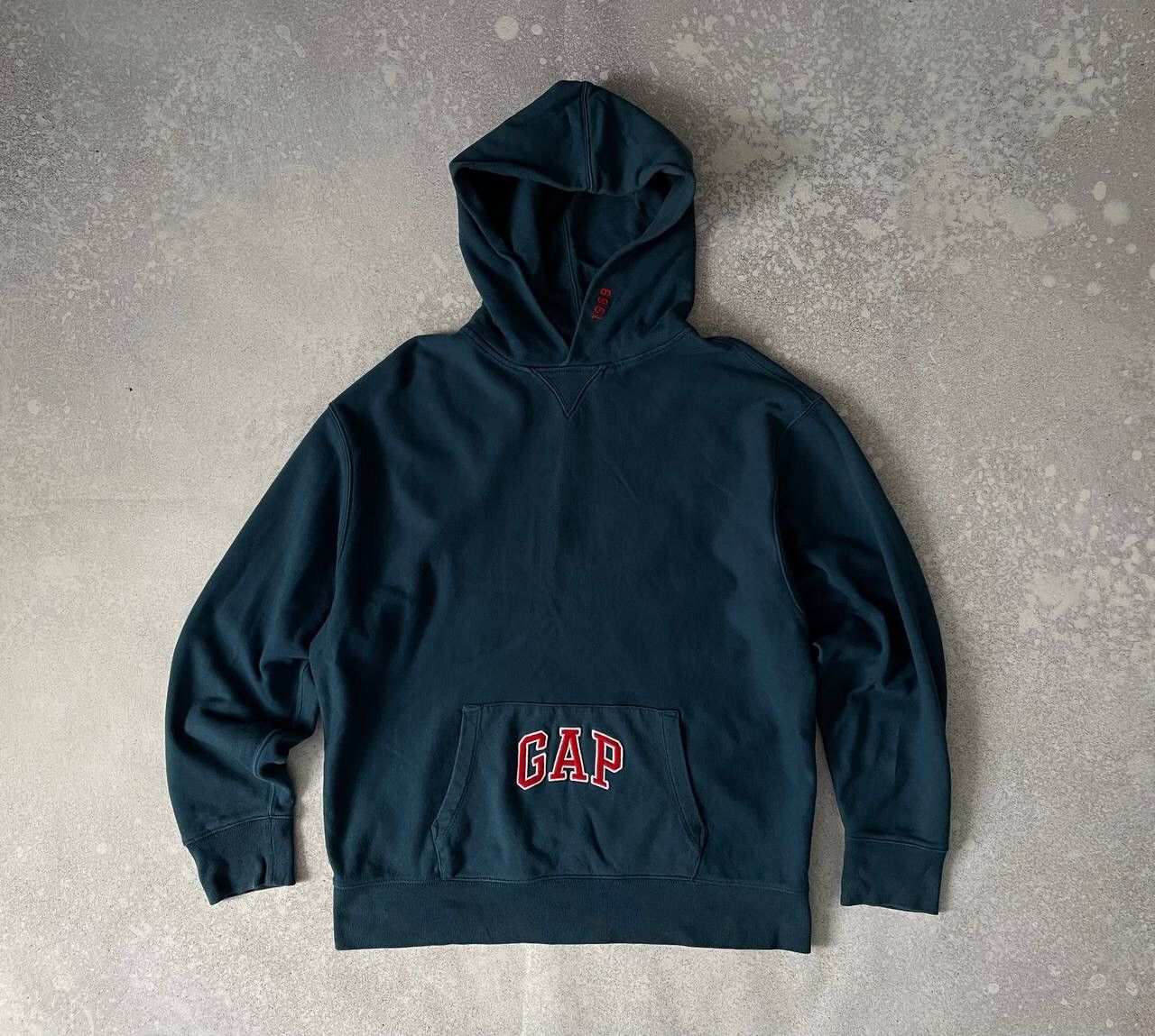 Gap × Vintage Vintage Gap Hoodie Big Embroidered Logo Y2K Ultra Rare Item Size US L / EU 52-54 / 3 - 1 Thumbnail