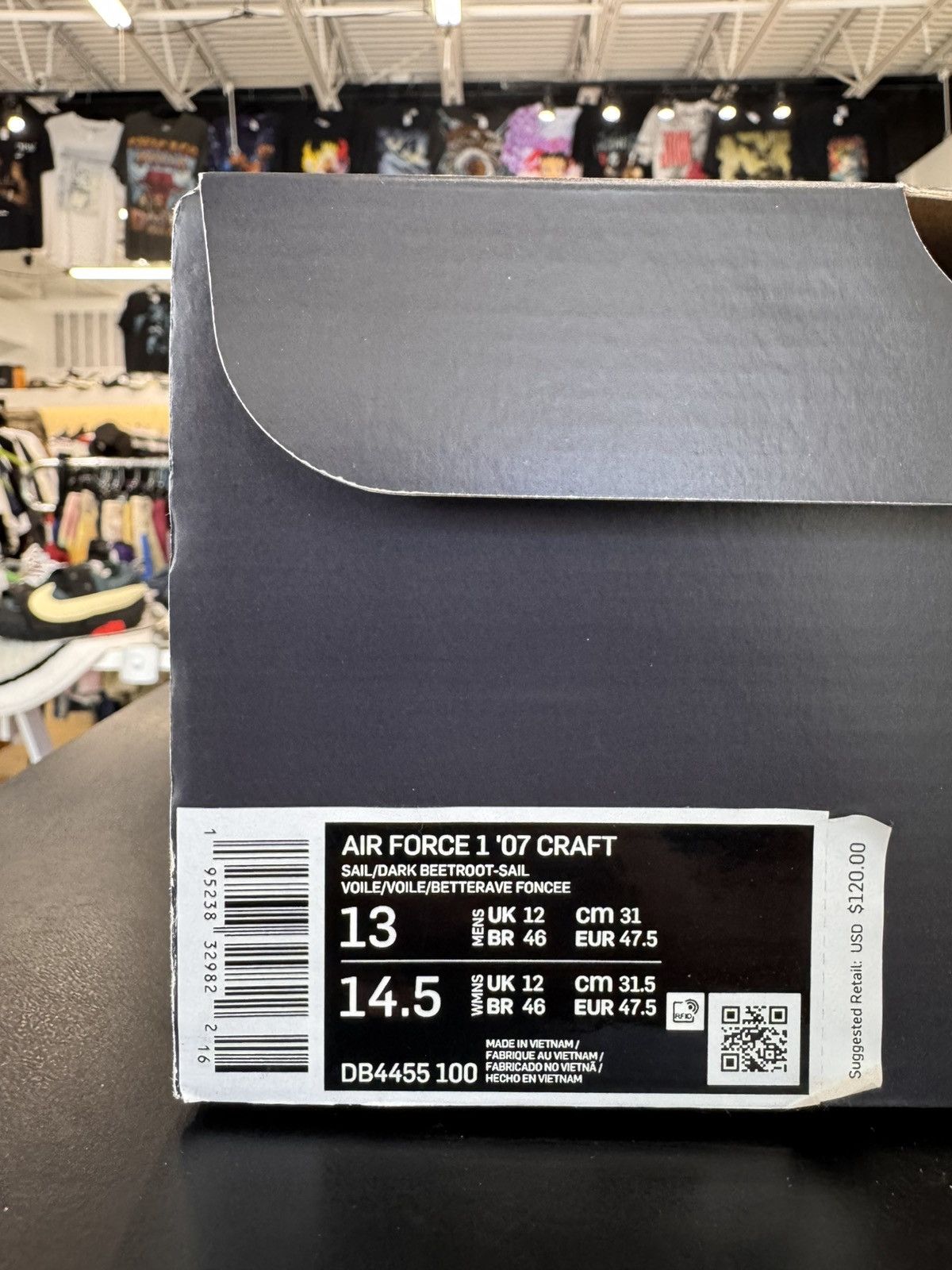 Nike Nike Air Force 1 Low ‘07 Craft Dark Beetroot Size 13 (2021) Size US 13 / EU 46 - 11 Thumbnail