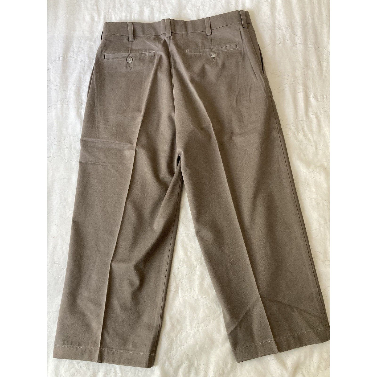 Croft & Barrow Men's Croft & Barrow Business or Work Dress Pants Gray 32x30 Size US 32 / EU 48 - 5 Thumbnail