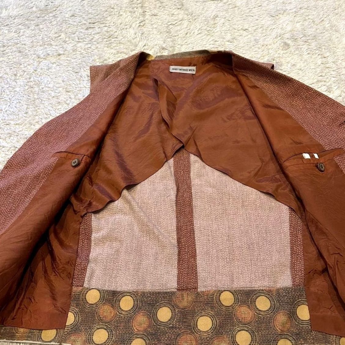 Issey Miyake ISSEY MIYAKE VEST GILET JACKET MEN SIZE 2XL MULTICOLOR COTTON USED Size US XXL / EU 58 / 5 - 6 Thumbnail