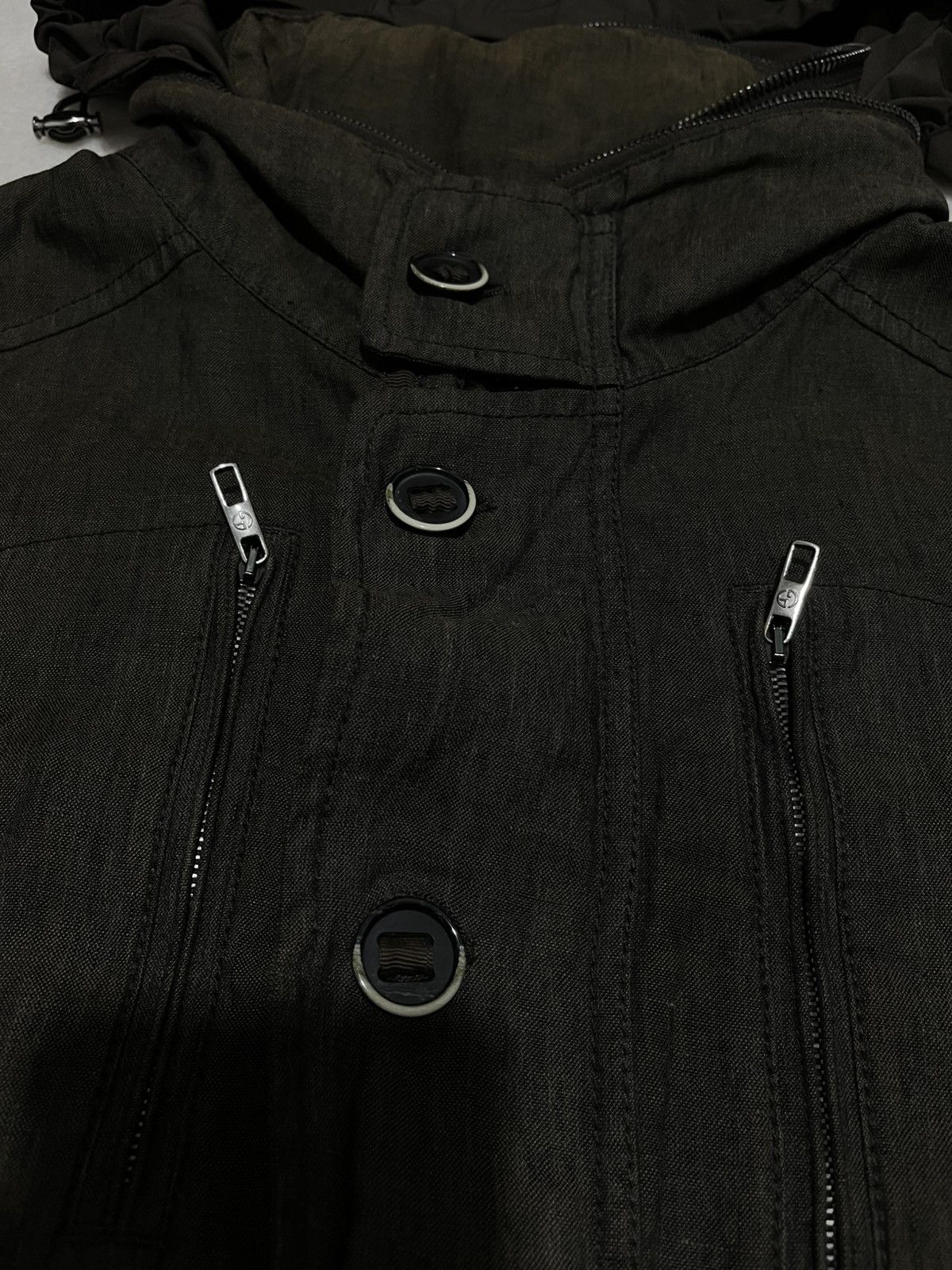 Emporio Armani × Giorgio Armani Giorgior Armani Zipper Hoodie Jacket Size US M / EU 48-50 / 2 - 15 Thumbnail