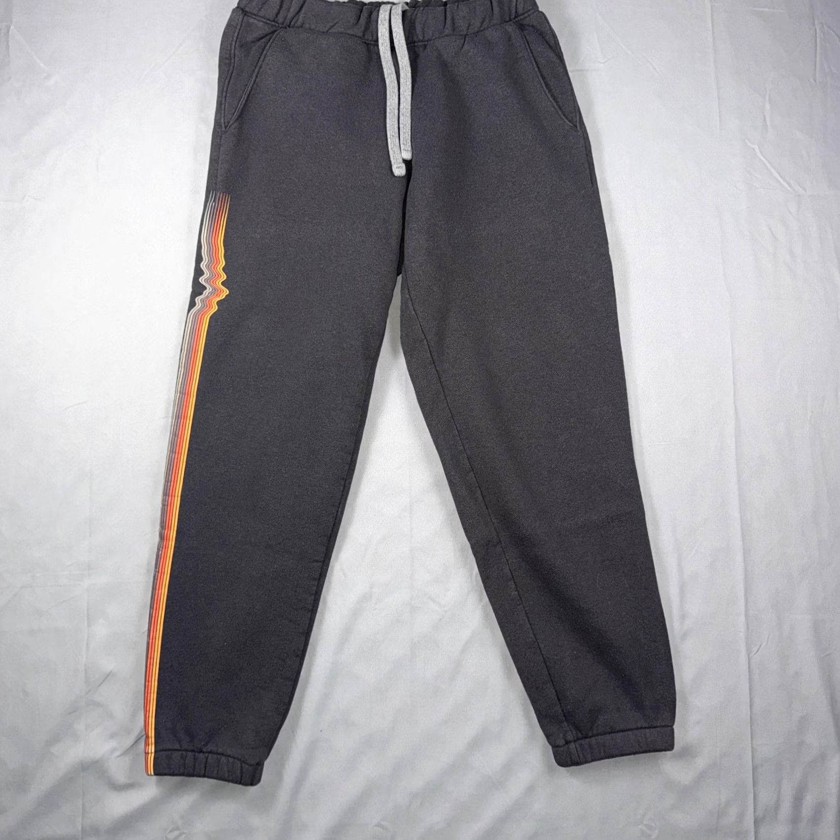 Patagonia Patagonia Uprisal Sweatpants Mens XS Gray Fleece Side Stripe Drawstring Joggers Size US 27 - 2 Thumbnail