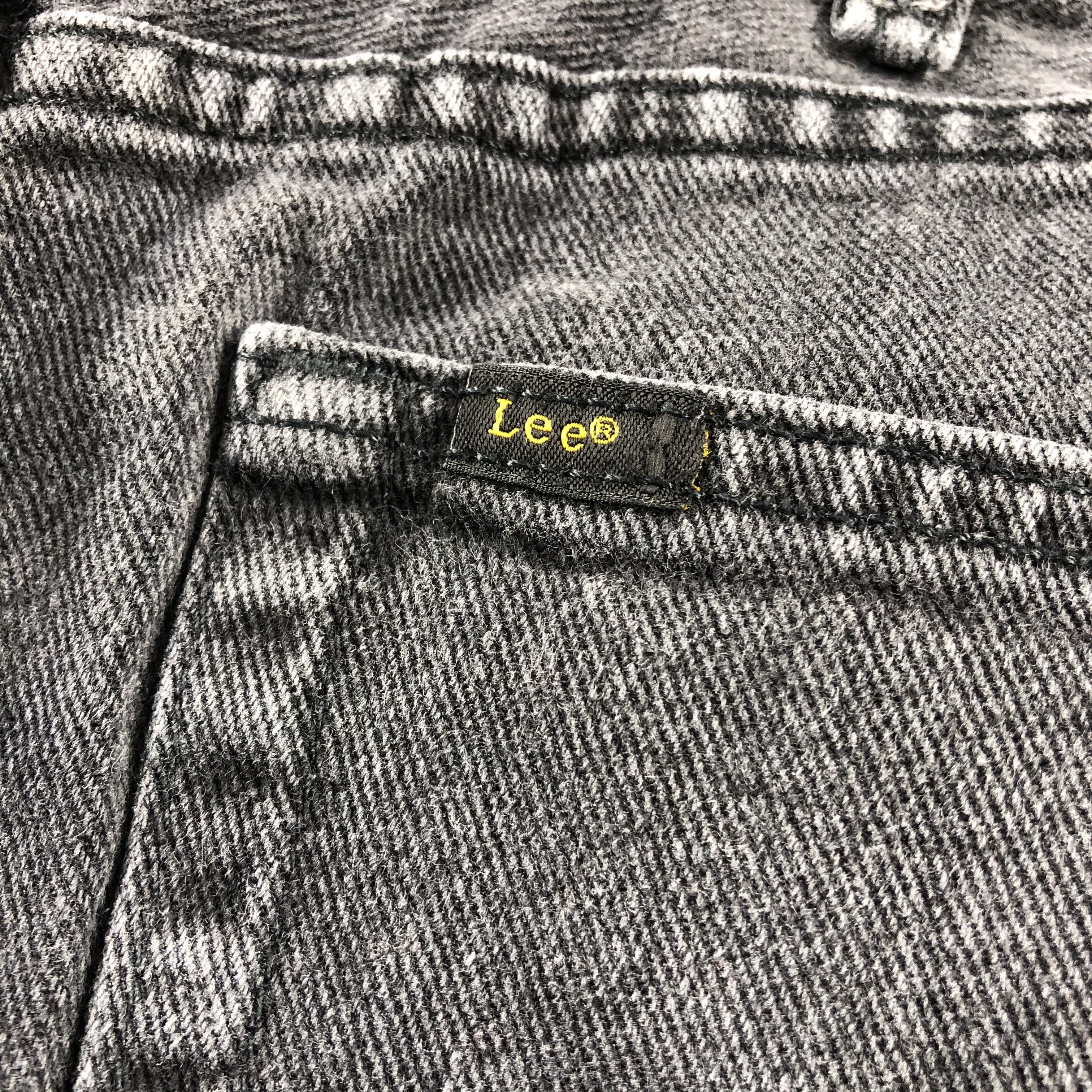 Lee Vintage Faded Black Lee Jeans-J2499 Size US 36 / EU 52 - 6 Thumbnail