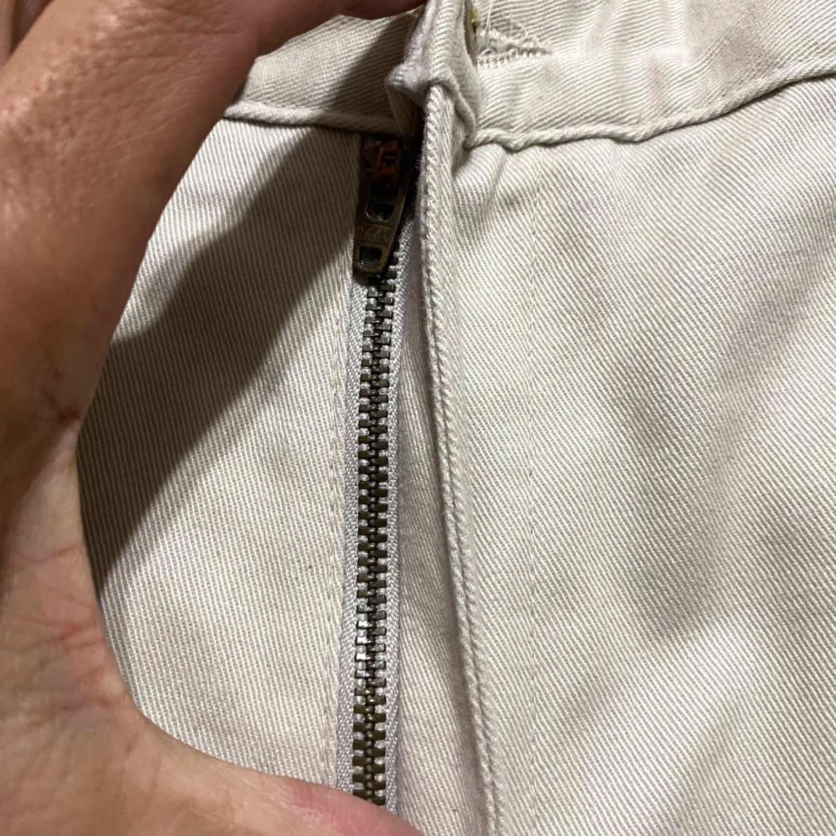 Vintage Cabela's Pants Mens 36x34 Beige Straight Chino Casual Business Khaki Pockets Cargo Flat Front Regular Rise Mid 10-12 in Denim? Size US 36 / EU 52 - 5 Thumbnail