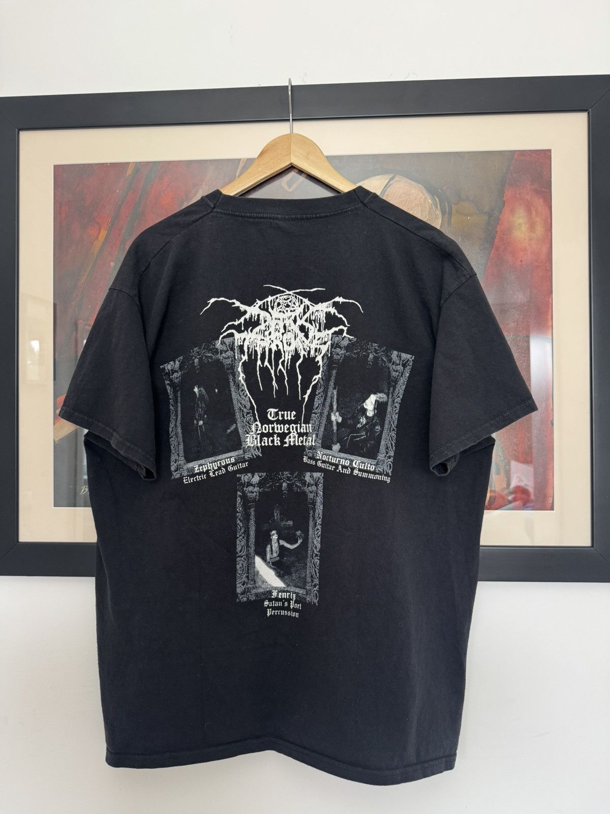 Band Tees Darkthrone Taakeferd Metal Band Vintage Tee Death Hardcore Size US XL / EU 56 / 4 - 3 Thumbnail