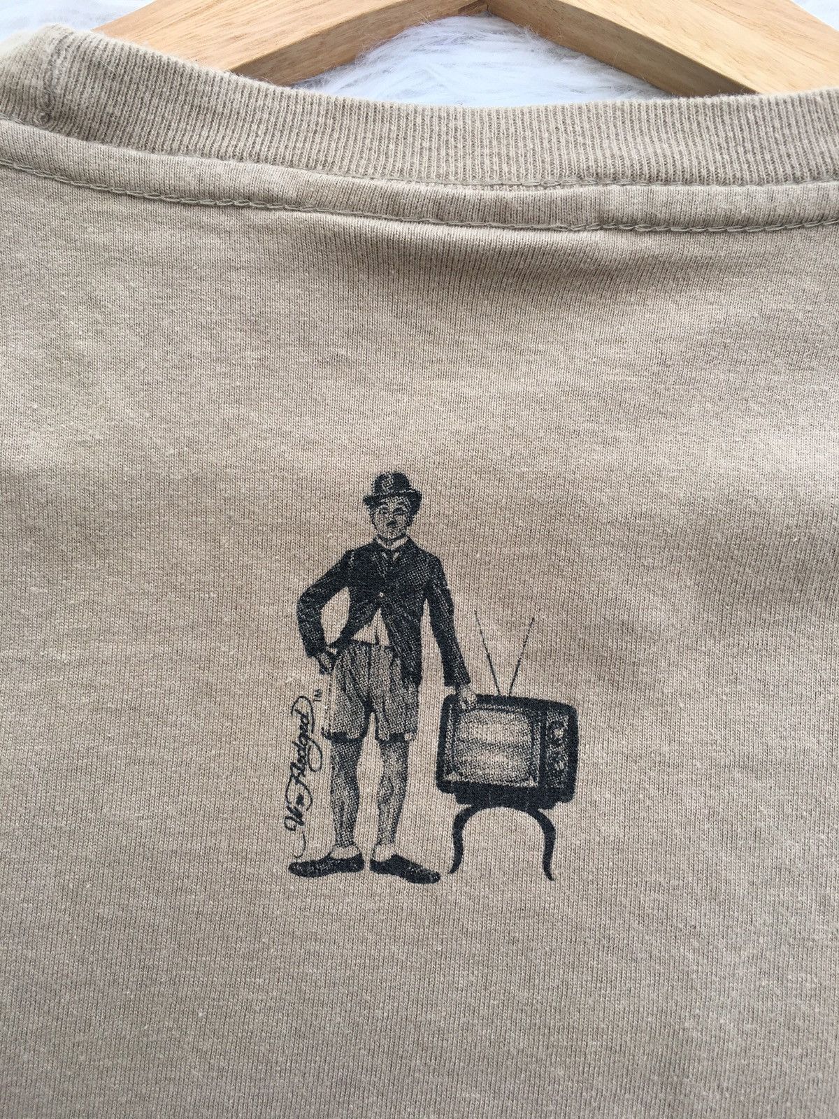 Vintage Rare Vtg Unfledged Charlie Chaplin Tshirt Japanese Brand Size US S / EU 44-46 / 1 - 16 Thumbnail