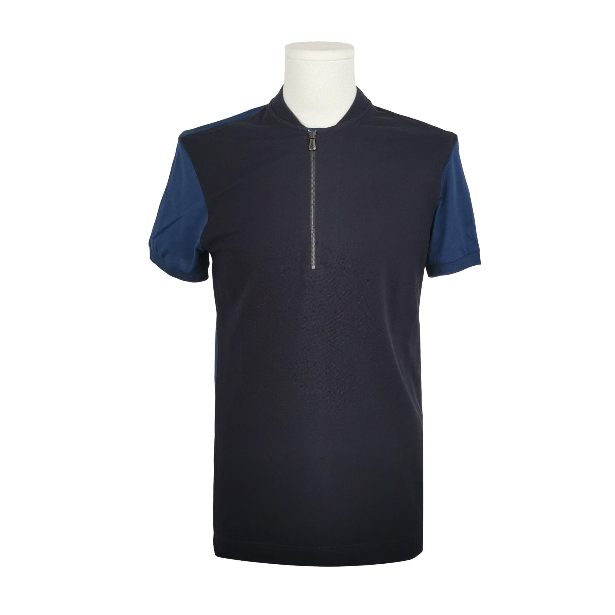 Bottega Veneta Bottega Veneta Colorblock Half-Zip T-Shirt 44 Size US S / EU 44-46 / 1 - 1 Thumbnail