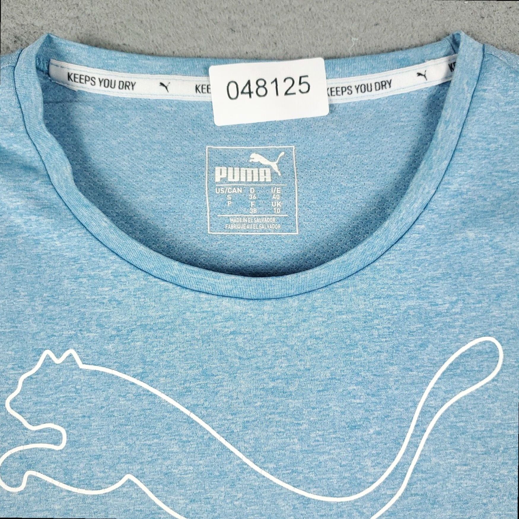 Puma Puma Womens Shirt Small Blue Casual Ladies Short Sleeve Size S / US 4 / IT 40 - 3 Thumbnail
