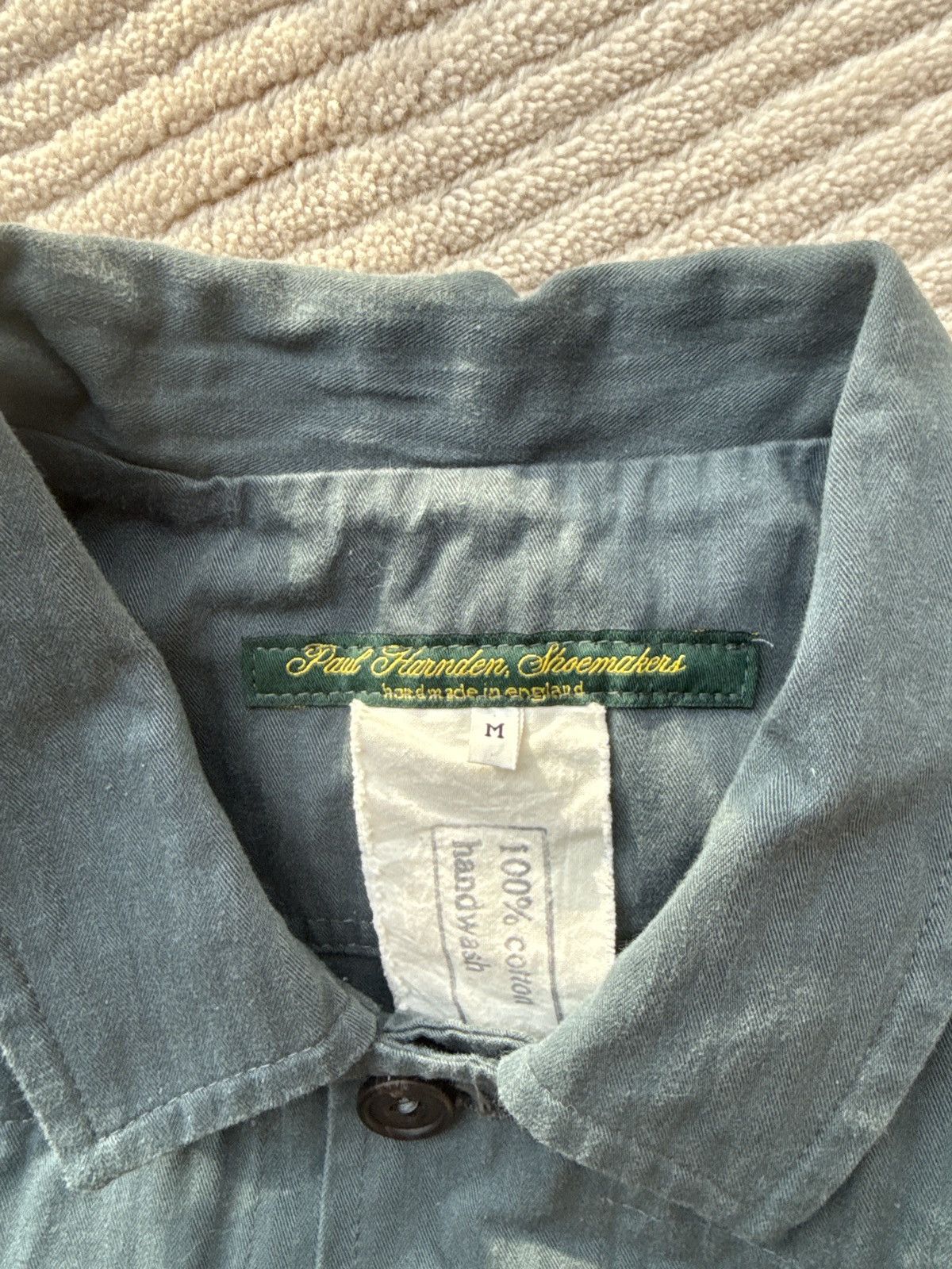 Paul Harnden Shoemakers Teal HB Worker Jacket Size US M / EU 48-50 / 2 - 2 Thumbnail