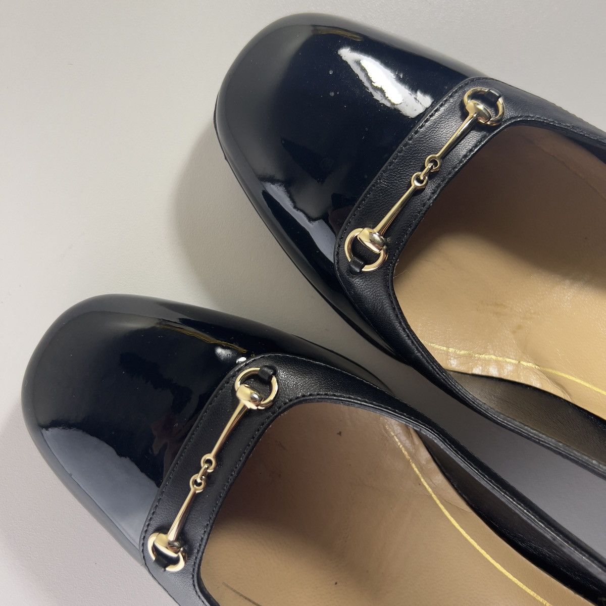 Gucci Gucci Horsebit Black Patent Leather Pumps Size 40 US Sz 10 Size US 10 / IT 40 - 2 Thumbnail