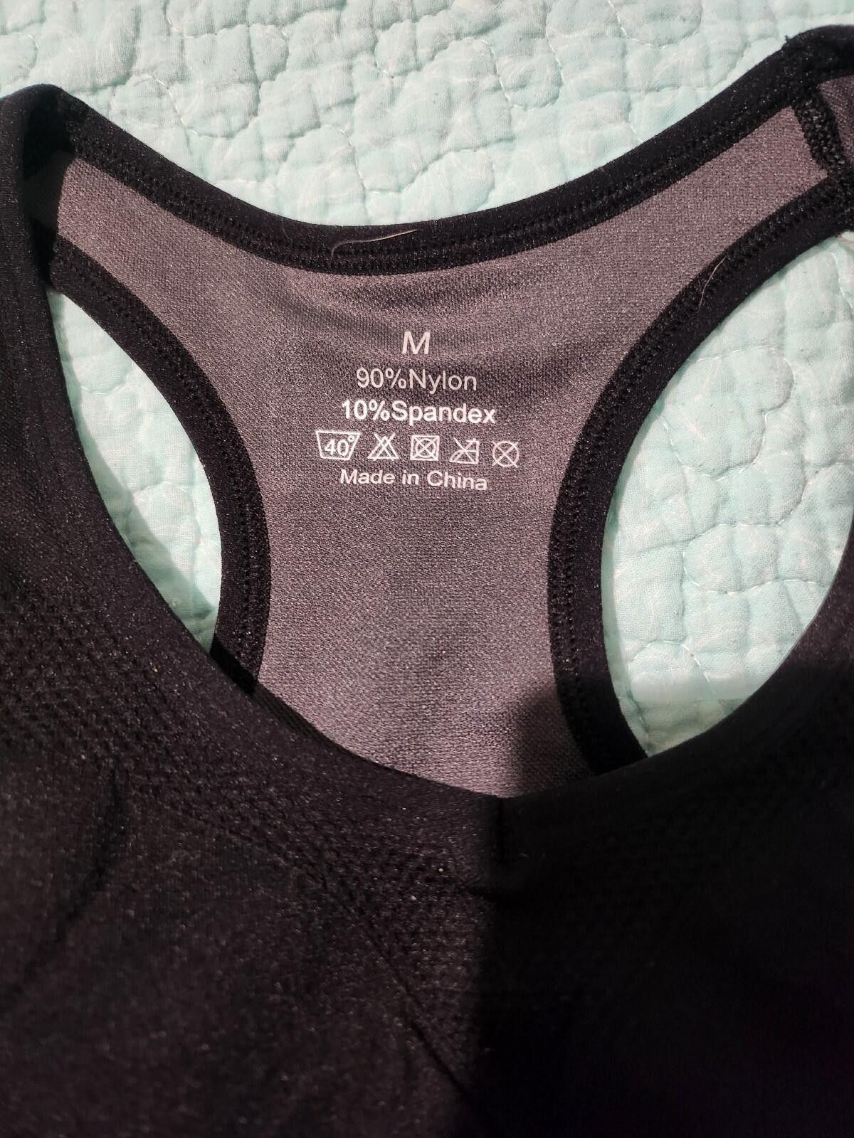 Other Black sports Bra medium Size ONE SIZE - 2 Thumbnail