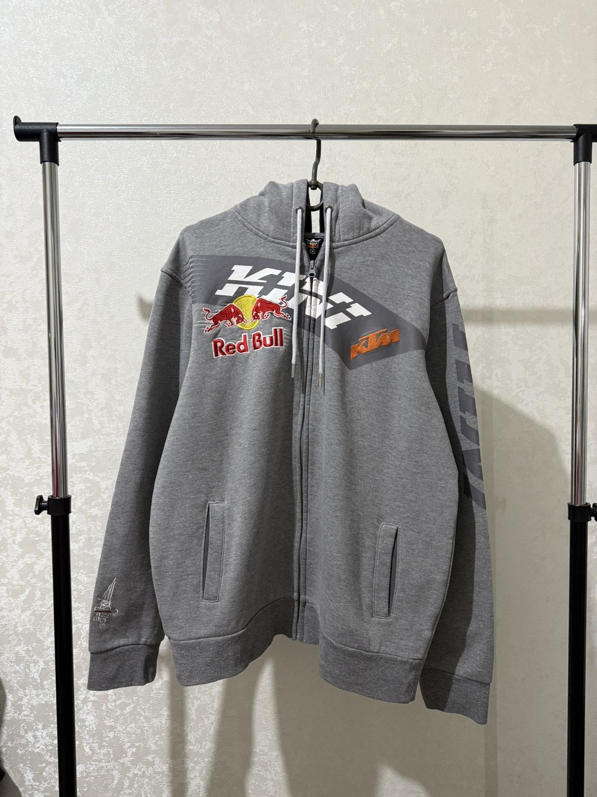 RED BULL KING RACING KTM ZIP HOODIE MOTORRAD JACKET HOODED