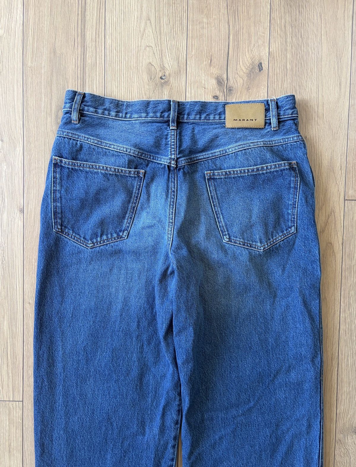 Isabel Marant MARANT Jorge Denim Wide Loose Fit Pants Size US 33 - 12 Thumbnail