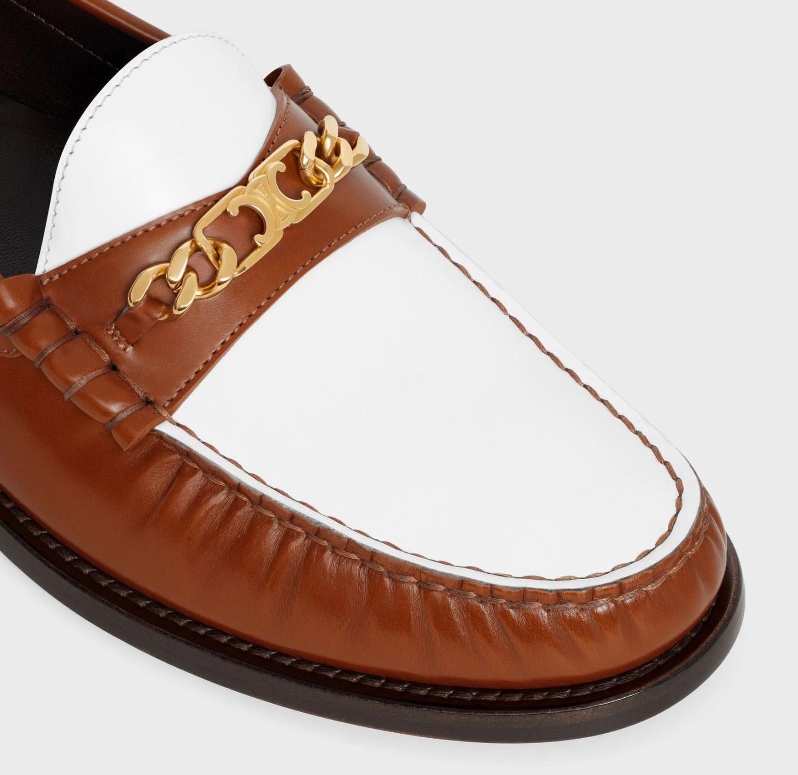 Celine Celine Luco Triomphe Chain Loafers Size US 6 / IT 36 - 4 Thumbnail