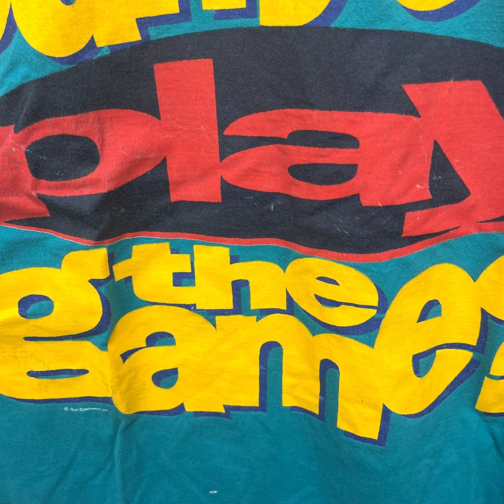 Vintage Vtg Shirt Men's XL You Can Talk the Talk But Can You Play the Game Blue Cotton Vintage Size US XL / EU 56 / 4 - 4 Thumbnail