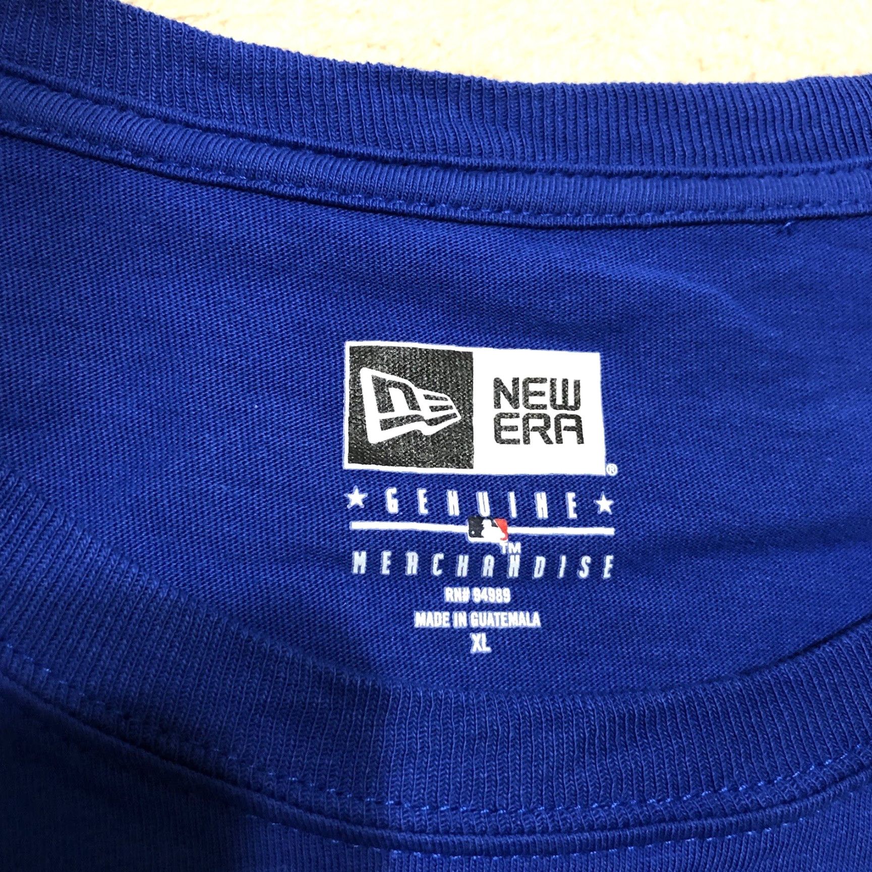 New Era New Era Dodgers T-Shirt MLB Blue Embroidered Logo XL Mens Short Sleeve Crew Neck Size US XL / EU 56 / 4 - 5 Thumbnail
