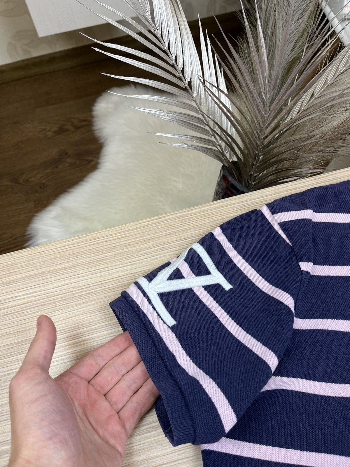 Polo Ralph Lauren × Vintage Chief Keef Polo Ralph Lauren Mercer team striped big pony Size US L / EU 52-54 / 3 - 6 Thumbnail