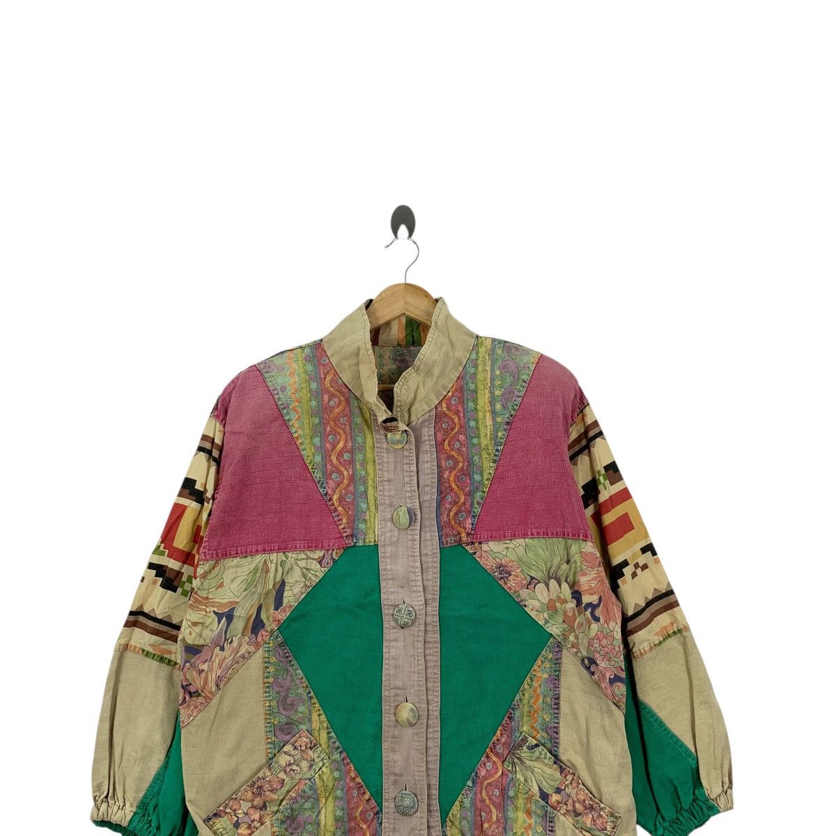 Other Vintage KOREA HIGH FASHION Patchwork Artwork Abstrack Jacket Size XL / US 12-14 / IT 48-50 - 2 Thumbnail