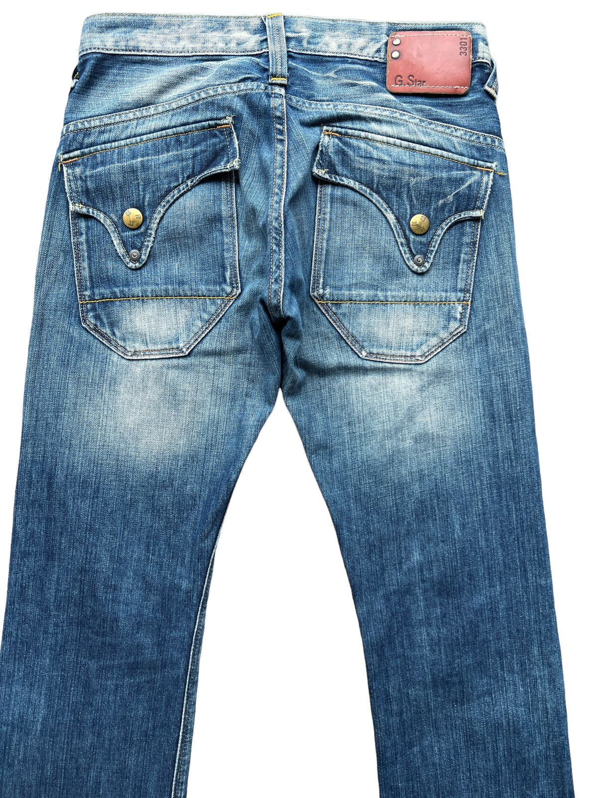 G-Star Vintage G-Star Raw Distressed Ripped Denim Jeans 31x32 Size US 31 - 5 Thumbnail