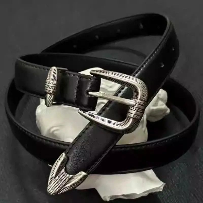 Other Y2K Gothic Buckle Belt Size 32 - 1 Thumbnail